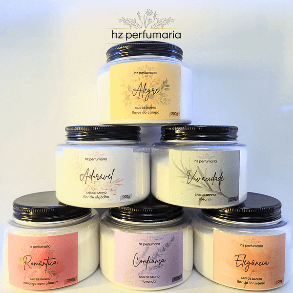 Linha Clássica HZ - Sais de Banho 200g